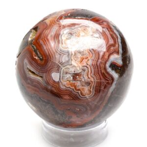 Crazy Lace Agate Sphere